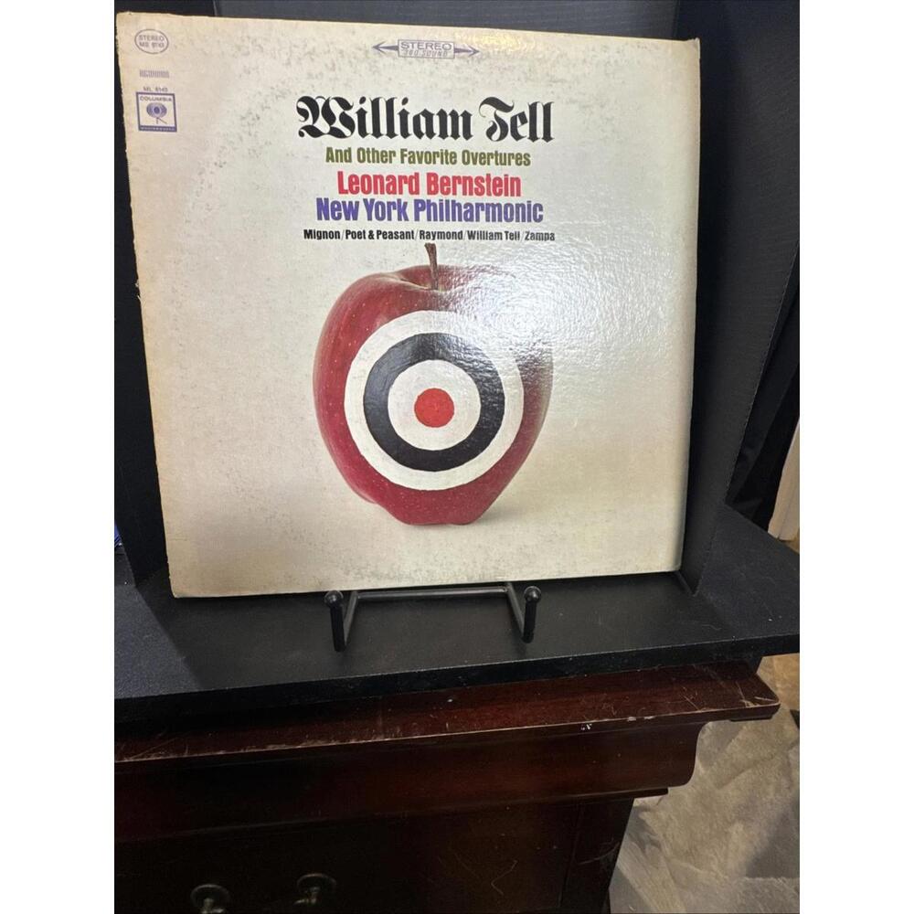 Leonard Bernstein New York Philharmonic William Tell & Favorite Overtures LP